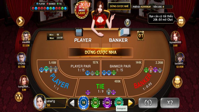 Tham gia chơi baccarat cực đã